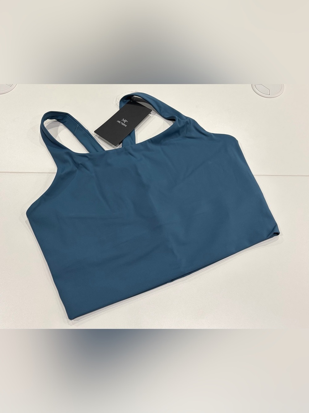 Arc’teryx Women's XL Soria Racerback Tank Serene Blue NWT Trail Run Yoga Pilates